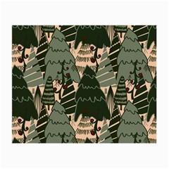 Christmas Vector Seamless Tree Pattern Small Glasses Cloth (2 Sides) from ArtsNow.com Back