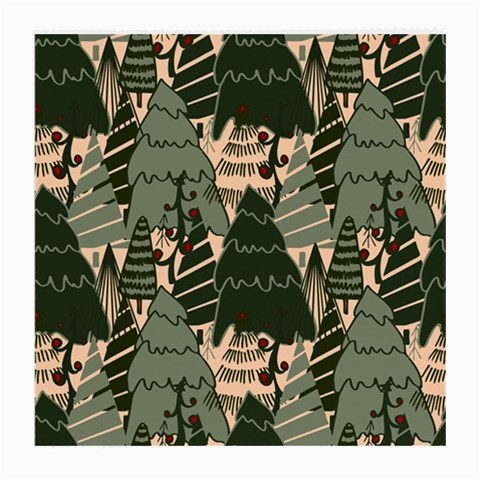 Christmas Vector Seamless Tree Pattern Medium Glasses Cloth (2 Sides) from ArtsNow.com Front
