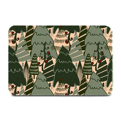 Christmas Vector Seamless Tree Pattern Plate Mats from ArtsNow.com 18 x12  Plate Mat