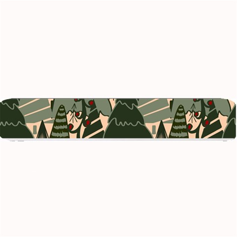 Christmas Vector Seamless Tree Pattern Small Bar Mat from ArtsNow.com 24 x4  Bar Mat