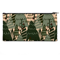 Christmas Vector Seamless Tree Pattern Pencil Case from ArtsNow.com Back
