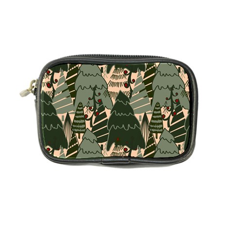 Christmas Vector Seamless Tree Pattern Coin Purse from ArtsNow.com Front