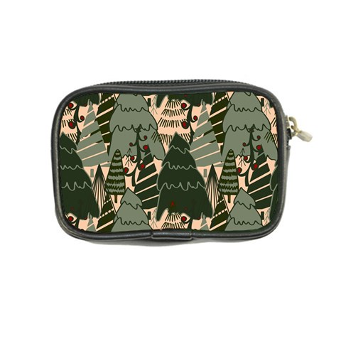 Christmas Vector Seamless Tree Pattern Coin Purse from ArtsNow.com Back