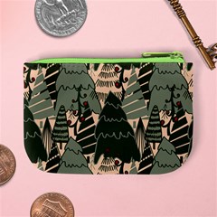 Christmas Vector Seamless Tree Pattern Mini Coin Purse from ArtsNow.com Back