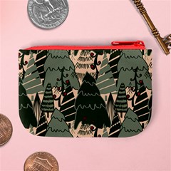 Christmas Vector Seamless Tree Pattern Mini Coin Purse from ArtsNow.com Back