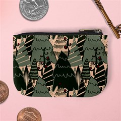 Christmas Vector Seamless Tree Pattern Mini Coin Purse from ArtsNow.com Back