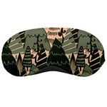 Christmas Vector Seamless Tree Pattern Sleep Mask
