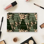 Christmas Vector Seamless Tree Pattern Cosmetic Bag (Medium)