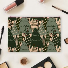 Christmas Vector Seamless Tree Pattern Cosmetic Bag (Large) from ArtsNow.com Front