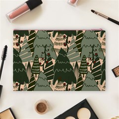 Christmas Vector Seamless Tree Pattern Cosmetic Bag (Large) from ArtsNow.com Back