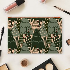 Christmas Vector Seamless Tree Pattern Cosmetic Bag (Large) from ArtsNow.com Back