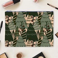Christmas Vector Seamless Tree Pattern Cosmetic Bag (XL) from ArtsNow.com Front