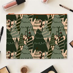 Christmas Vector Seamless Tree Pattern Cosmetic Bag (XL) from ArtsNow.com Front