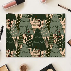 Christmas Vector Seamless Tree Pattern Cosmetic Bag (XL) from ArtsNow.com Front