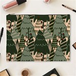 Christmas Vector Seamless Tree Pattern Cosmetic Bag (XL)