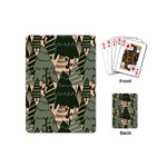 Christmas Vector Seamless Tree Pattern Playing Cards Single Design (Mini)
