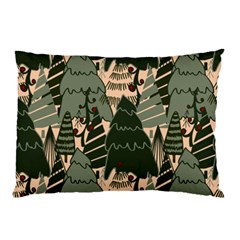 Christmas Vector Seamless Tree Pattern Pillow Case (Two Sides) from ArtsNow.com Back