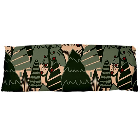 Christmas Vector Seamless Tree Pattern Body Pillow Case Dakimakura (Two Sides) from ArtsNow.com Front