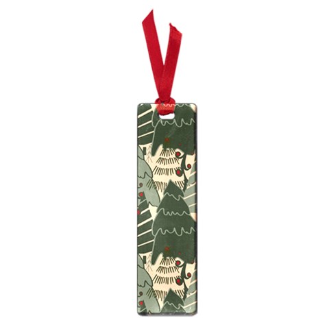 Christmas Vector Seamless Tree Pattern Small Book Marks from ArtsNow.com Front