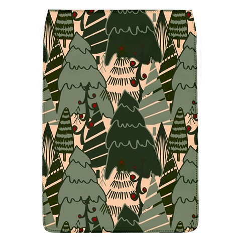 Christmas Vector Seamless Tree Pattern Removable Flap Cover (L) from ArtsNow.com Front