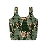 Christmas Vector Seamless Tree Pattern Full Print Recycle Bag (S)