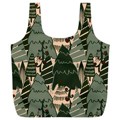 Christmas Vector Seamless Tree Pattern Full Print Recycle Bag (XL) from ArtsNow.com Front