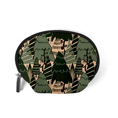 Christmas Vector Seamless Tree Pattern Accessory Pouch (Small) from ArtsNow.com Back
