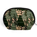 Christmas Vector Seamless Tree Pattern Accessory Pouch (Medium)