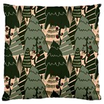 Christmas Vector Seamless Tree Pattern Standard Premium Plush Fleece Cushion Case (Two Sides)