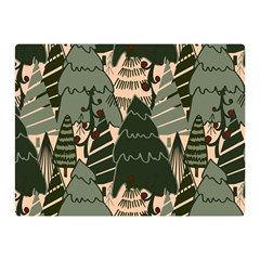 Christmas Vector Seamless Tree Pattern Two Sides Premium Plush Fleece Blanket (Mini) from ArtsNow.com 35 x27  Blanket Front