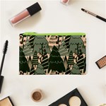 Christmas Vector Seamless Tree Pattern Cosmetic Bag (XS)