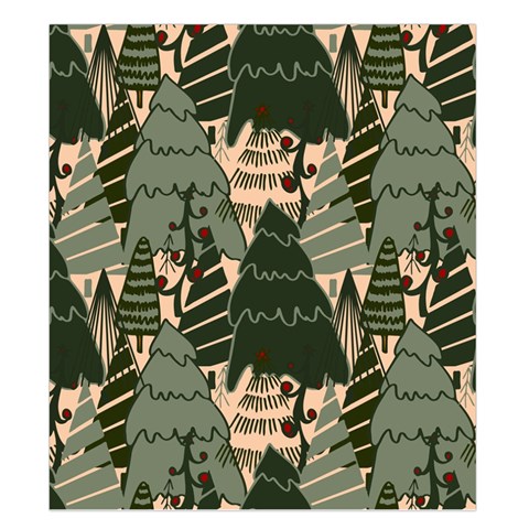 Christmas Vector Seamless Tree Pattern Duvet Cover (King Size) from ArtsNow.com Duvet Quilt