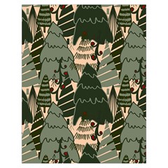 Christmas Vector Seamless Tree Pattern Toiletries Pouch from ArtsNow.com Back