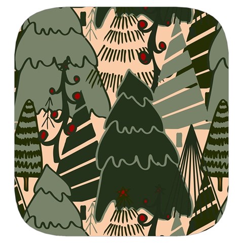 Christmas Vector Seamless Tree Pattern Toiletries Pouch from ArtsNow.com Side Right