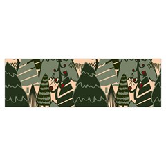 Christmas Vector Seamless Tree Pattern Toiletries Pouch from ArtsNow.com Hand Strap