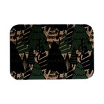 Christmas Vector Seamless Tree Pattern Open Lid Metal Box (Silver)  