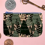 Christmas Vector Seamless Tree Pattern Large Coin Purse