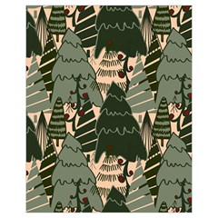 Christmas Vector Seamless Tree Pattern Drawstring Pouch (XL) from ArtsNow.com Back