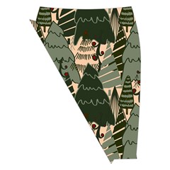 Christmas Vector Seamless Tree Pattern Midi Wrap Pencil Skirt from ArtsNow.com Front Left