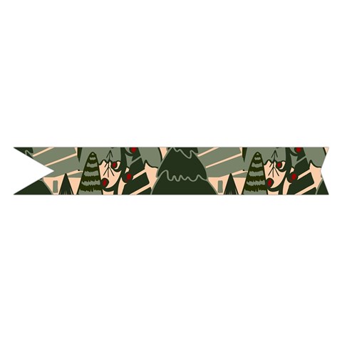Christmas Vector Seamless Tree Pattern Midi Wrap Pencil Skirt from ArtsNow.com Hem