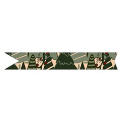 Christmas Vector Seamless Tree Pattern Midi Wrap Pencil Skirt from ArtsNow.com Hem