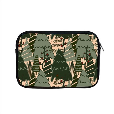 Christmas Vector Seamless Tree Pattern Apple MacBook Pro 15  Zipper Case from ArtsNow.com Front