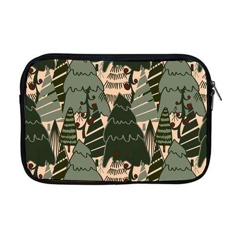 Christmas Vector Seamless Tree Pattern Apple MacBook Pro 17  Zipper Case from ArtsNow.com Front
