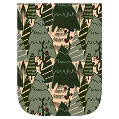 Christmas Vector Seamless Tree Pattern Waist Pouch (Small) from ArtsNow.com Front Pocket
