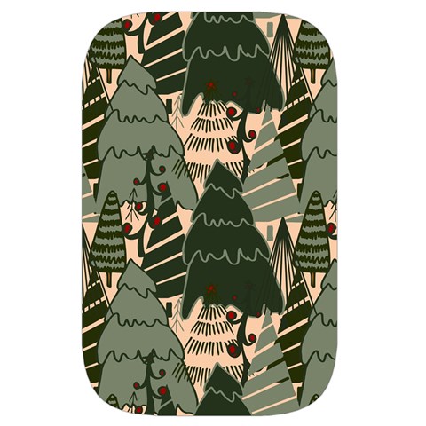 Christmas Vector Seamless Tree Pattern Waist Pouch (Small) from ArtsNow.com Back