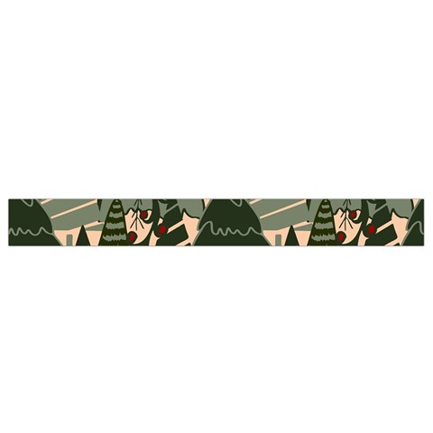 Christmas Vector Seamless Tree Pattern Waist Pouch (Small) from ArtsNow.com Bottom