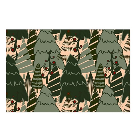 Christmas Vector Seamless Tree Pattern Waist Pouch (Small) from ArtsNow.com Loop