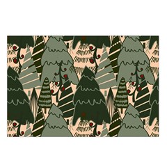 Christmas Vector Seamless Tree Pattern Waist Pouch (Small) from ArtsNow.com Loop