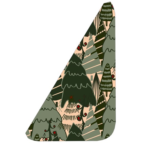 Christmas Vector Seamless Tree Pattern Belt Pouch Bag (Small) from ArtsNow.com Front Left