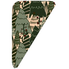 Christmas Vector Seamless Tree Pattern Belt Pouch Bag (Large) from ArtsNow.com Front Right